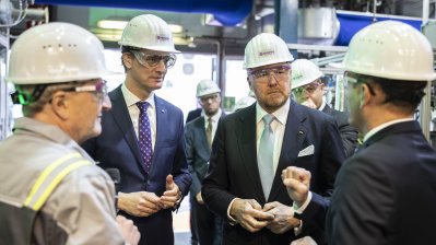 König Willem-Alexander und Ministerpräsident Hendrik Wüst besuchen gemeinsam den Chemiepark Marl 