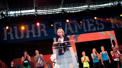 Ministerpräsidentin Hannelore Kraft bei ihrer Rede