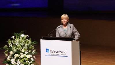 Ministerpräsidentin Hannelore Kraft beim Festakt zum 100. Geburtstag des Ruhrverbands