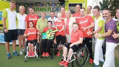 Auf der Meile der Barmer-Initiative "Deutschland bewegt sich"