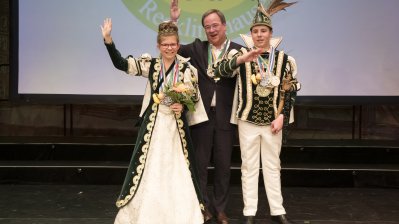 Ministerpräsident Armin Laschet empfängt die Kinderprinzenpaare und Kinderdreigestirne aus Nordrhein-Westfalen