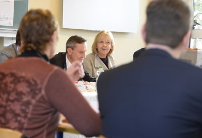Gute Schule 2020: Ministerpräsidentin  Hannelore Kraft besucht Lore-Lorentz-Berufskolleg in Düsseldorf 
