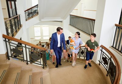 Rundgang in der Staatskanzlei