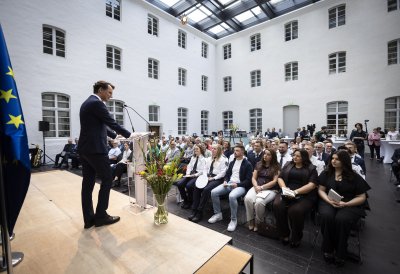 Ministerpräsident Wüst verleiht 25 Personen die Rettungsmedaille des Landes Nordrhein-Westfalen