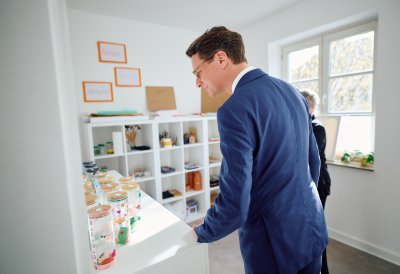 Besuch des Projekts „Gemeinsam wachsen. Zusammen WIRken“ am Evangelischen Klinikum Bethel 