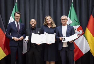 Ministerpräsident Wüst verleiht 25 Personen die Rettungsmedaille des Landes Nordrhein-Westfalen