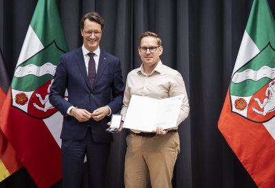 Ministerpräsident Wüst verleiht 25 Personen die Rettungsmedaille des Landes Nordrhein-Westfalen
