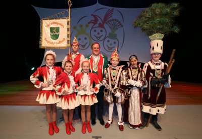 Ministerpräsident Armin Laschet empfängt die Kinderprinzenpaare und Kinderdreigestirne aus Nordrhein-Westfalen