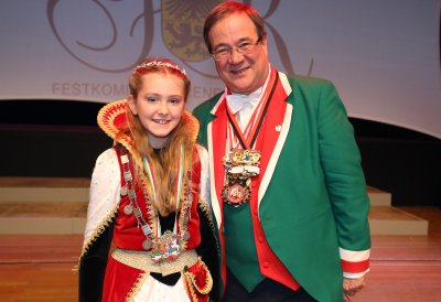 Ministerpräsident Armin Laschet empfängt die Kinderprinzenpaare und Kinderdreigestirne aus Nordrhein-Westfalen