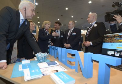 Ministerpräsidentin Hannelore Kraft besucht die CeBIT 2015