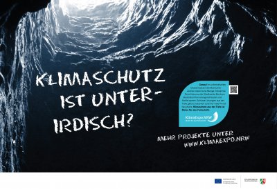 Plakat "Klimaschutz ist unterirdisch?"
