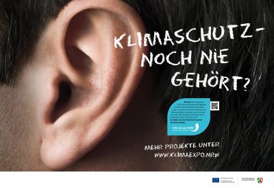 Plakat "Klimaschutz - noch nie gehört?"