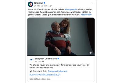 Social Media Posts aus der Woche vom 20. bis 26. Mai 2024