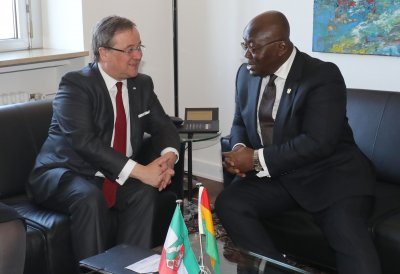 Ministerpräsident Laschet empfängt den Staatspräsidenten der Republik Ghana
