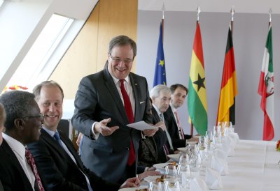 Ministerpräsident Laschet empfängt den Staatspräsidenten der Republik Ghana