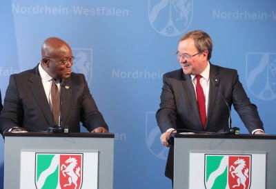 Ministerpräsident Laschet empfängt den Staatspräsidenten der Republik Ghana