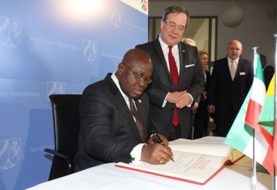  Ministerpräsident Laschet empfängt den Staatspräsidenten der Republik Ghana