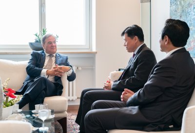 Ministerpräsident Armin Laschet trifft den Botschafter der Volksrepublik China WU Ken