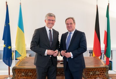 Ministerpräsident Laschet empfängt Botschafter der Ukraine