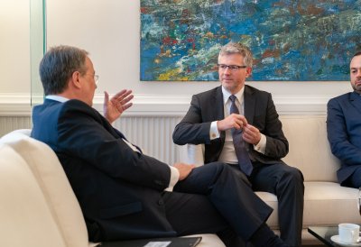 Ministerpräsident Laschet empfängt Botschafter der Ukraine