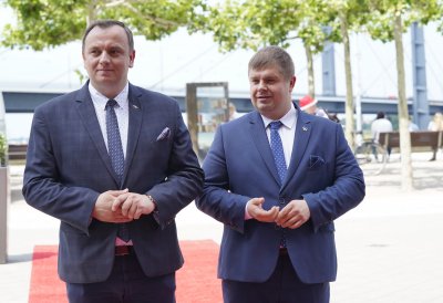 Ministerpräsident Laschet empfängt Schlesiens Marschall Jakub Chełstowski 