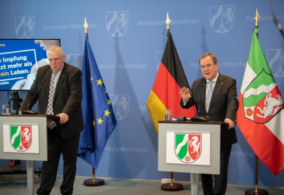 Presse-Briefing zum Spitzengespräch „Corona-Schutzimpfungen in Nordrhein-Westfalen“