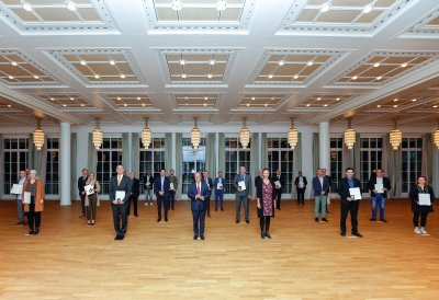 Vergabe der Rettungsmedaille des Landes Nordrhein-Westfalens