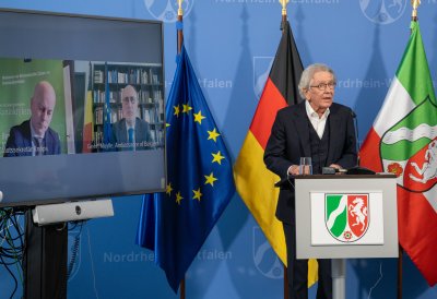 Ein Jahr Partner in der Pandemie: Presse-Briefing zur „Cross-Border Taskforce Corona“ von Nordrhein-Westfalen, Belgien und den Niederlanden