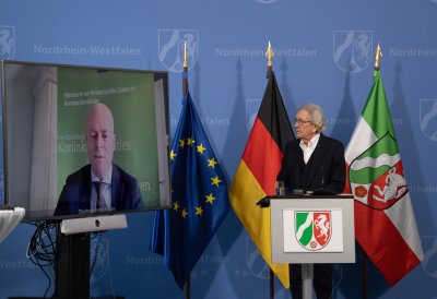 Ein Jahr Partner in der Pandemie: Presse-Briefing zur „Cross-Border Taskforce Corona“ von Nordrhein-Westfalen, Belgien und den Niederlanden