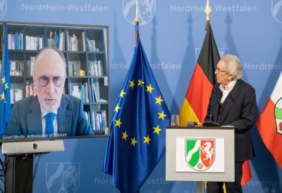 Ein Jahr Partner in der Pandemie: Presse-Briefing zur „Cross-Border Taskforce Corona“ von Nordrhein-Westfalen, Belgien und den Niederlanden