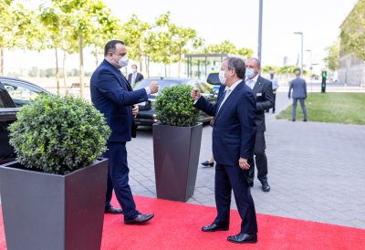 Ministerpräsident Laschet empfängt Schlesiens Marschall Jakub Chełstowski