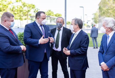 Ministerpräsident Laschet empfängt Schlesiens Marschall Jakub Chełstowski