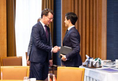 Politische Gespräche mit Klima- und Energieminister Rob Jetten