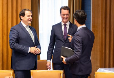 Politische Gespräche mit Klima- und Energieminister Rob Jetten