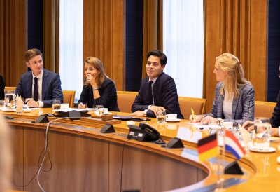 Politische Gespräche mit Klima- und Energieminister Rob Jetten