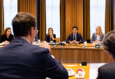 Politische Gespräche mit Klima- und Energieminister Rob Jetten