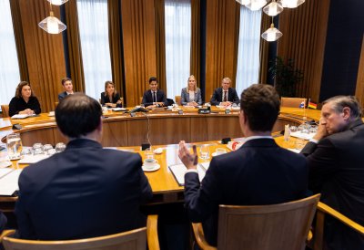 Politische Gespräche mit Klima- und Energieminister Rob Jetten