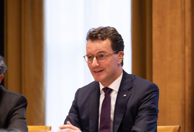 Politische Gespräche mit Klima- und Energieminister Rob Jetten