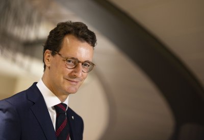 Ministerpräsident Hendrik Wüst trifft die Präsidentin des Europäischen Parlaments Roberta Metsola