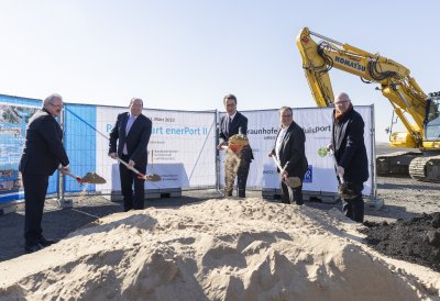 Ministerpräsident Hendrik Wüst besucht das Duisburg Gateway Terminal 