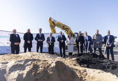 Ministerpräsident Hendrik Wüst besucht das Duisburg Gateway Terminal 