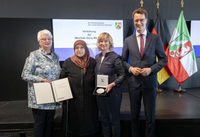 Integrationsprojekt PerMenti mit Mevlüde-Genç-Medaille des Landes Nordrhein-Westfalen geehrt