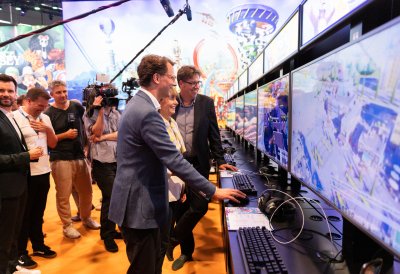 Ministerpräsident Hendrik Wüst eröffnet die gamescom 2022