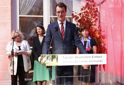 Empfang zum Tag der Deutschen Einheit in der Residenz des Deutschen Botschafters, Dr. Hans-Dieter Lucas