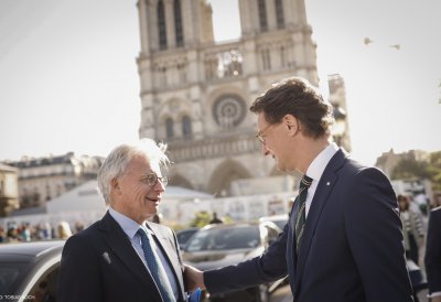 Ministerpräsident Hendrik Wüst besucht die Kathedrale Notre-Dame in Paris