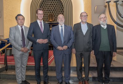 Ministerpräsident Hendrik Wüst trifft den Botschafter des Staates Israel Ron Prosor