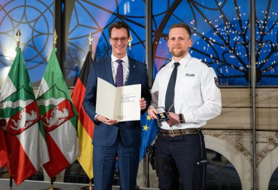 Polizeioberkommissar Arne Renzel aus Mülheim an der Ruhr