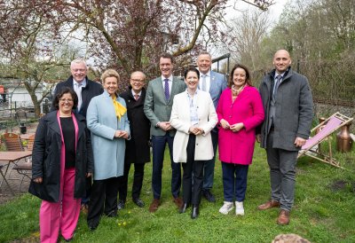 Ministerpräsident Hendrik Wüst eröffnet die Landesgartenschau 2023 in Höxter