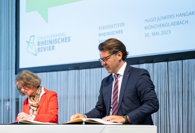 Eine gute Zukunft für das Rheinische Revier – Land und Region unterzeichnen Reviervertrag 2.0