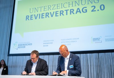 Eine gute Zukunft für das Rheinische Revier – Land und Region unterzeichnen Reviervertrag 2.0